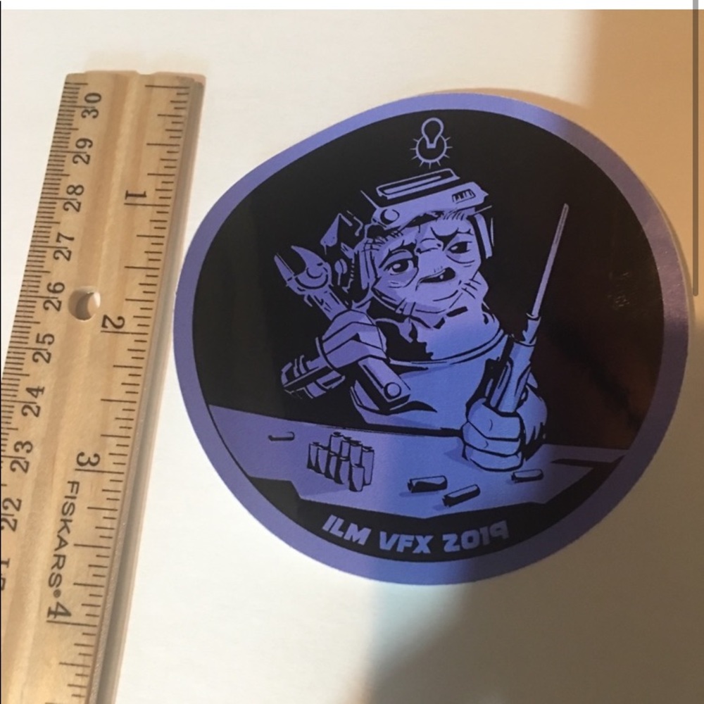 Starwars Babu Frick ILM VFX STARWARS CAST and CREW sticker